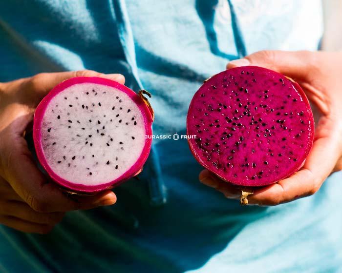 fruits du dragon blanc et rouge